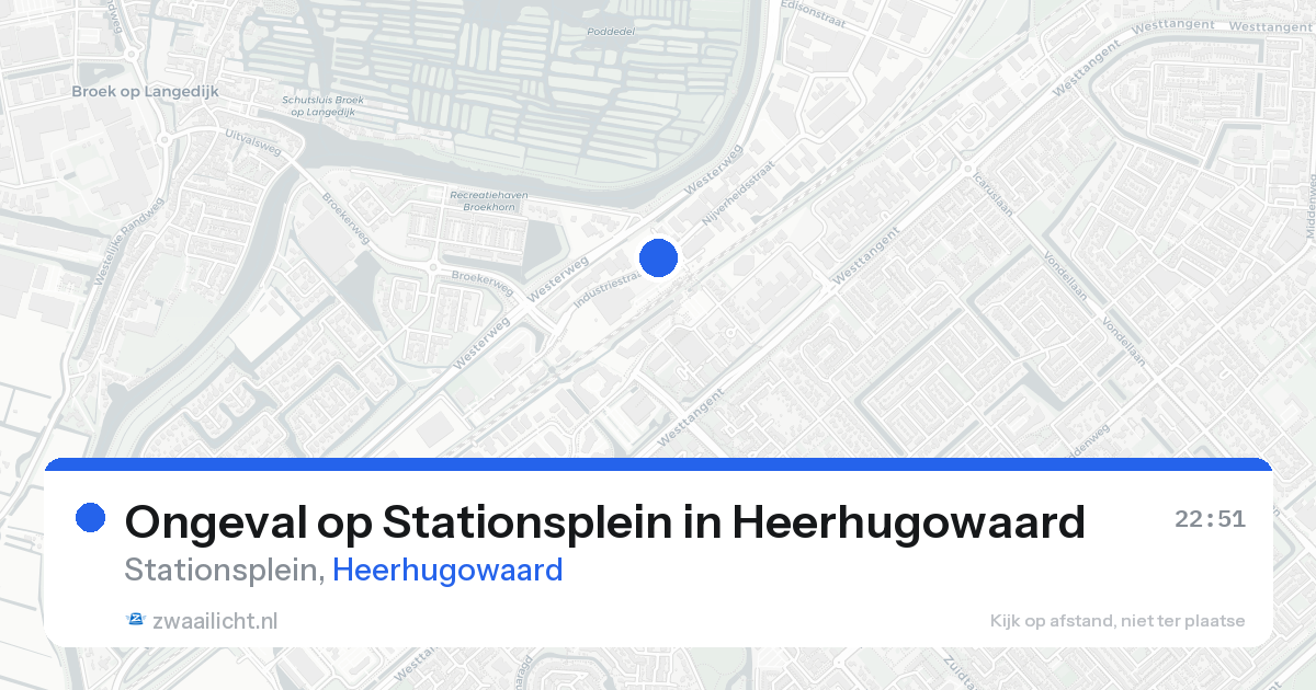 Ongeval op Stationsplein in Heerhugowaard — 19 aug 2026