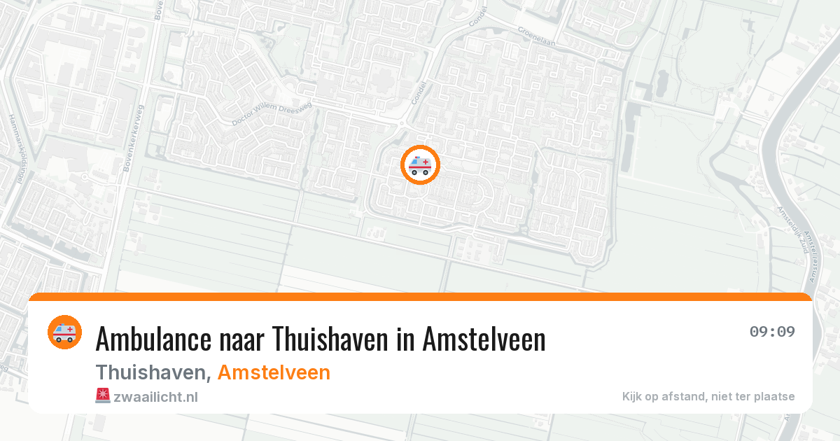 Ambulance naar Thuishaven in Amstelveen — 7 aug 2026
