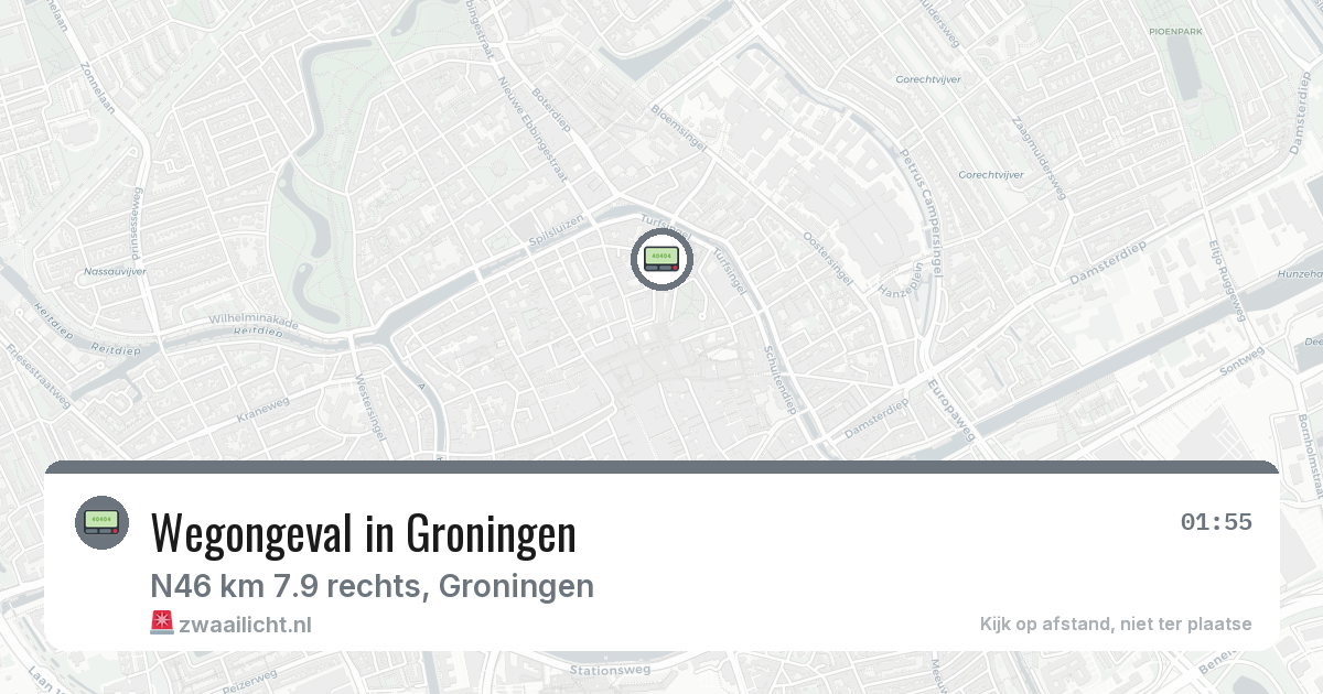 Wegongeval in Groningen — 30 jan 2026