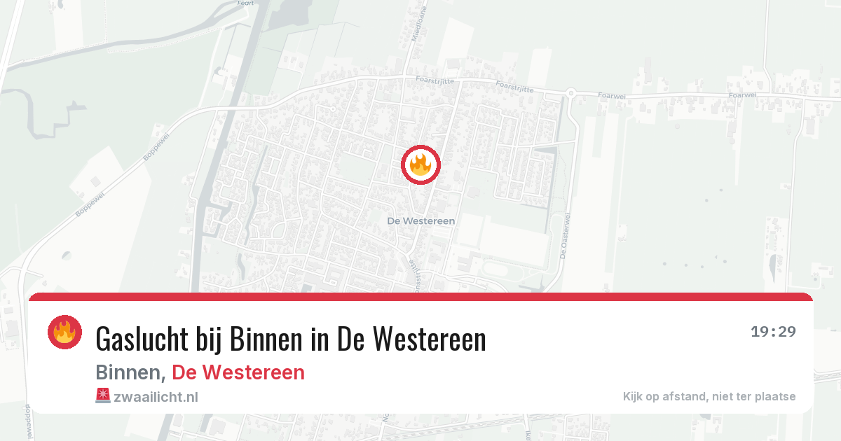Gaslucht bij Binnen in De Westereen — 5 aug 2026