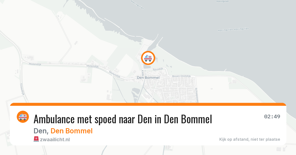Ambulance met spoed naar Den in Den Bommel — 5 jul 2026