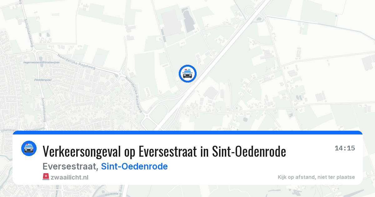 Verkeersongeval op Eversestraat in Sint-Oedenrode — 3 jun 2026