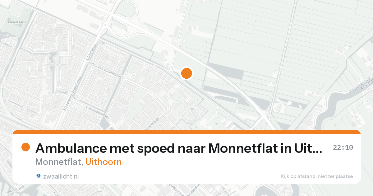 Ambulance met spoed naar Monnetflat in Uithoorn — 30 jan 2026