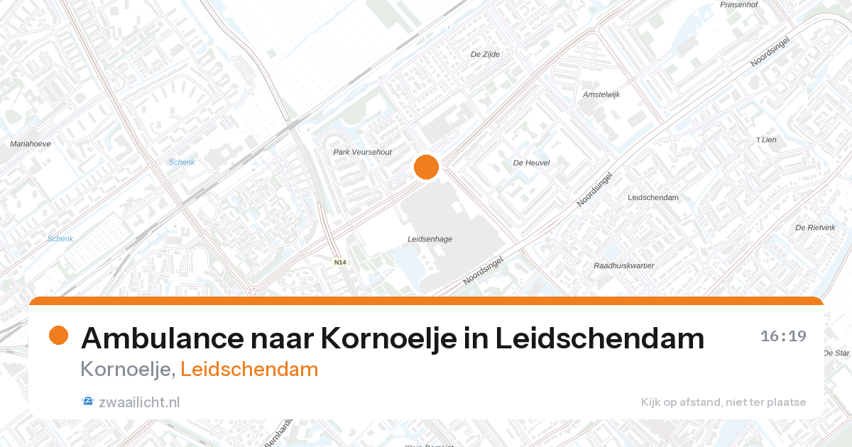 Ambulance naar Kornoelje in Leidschendam — 28 aug 2026