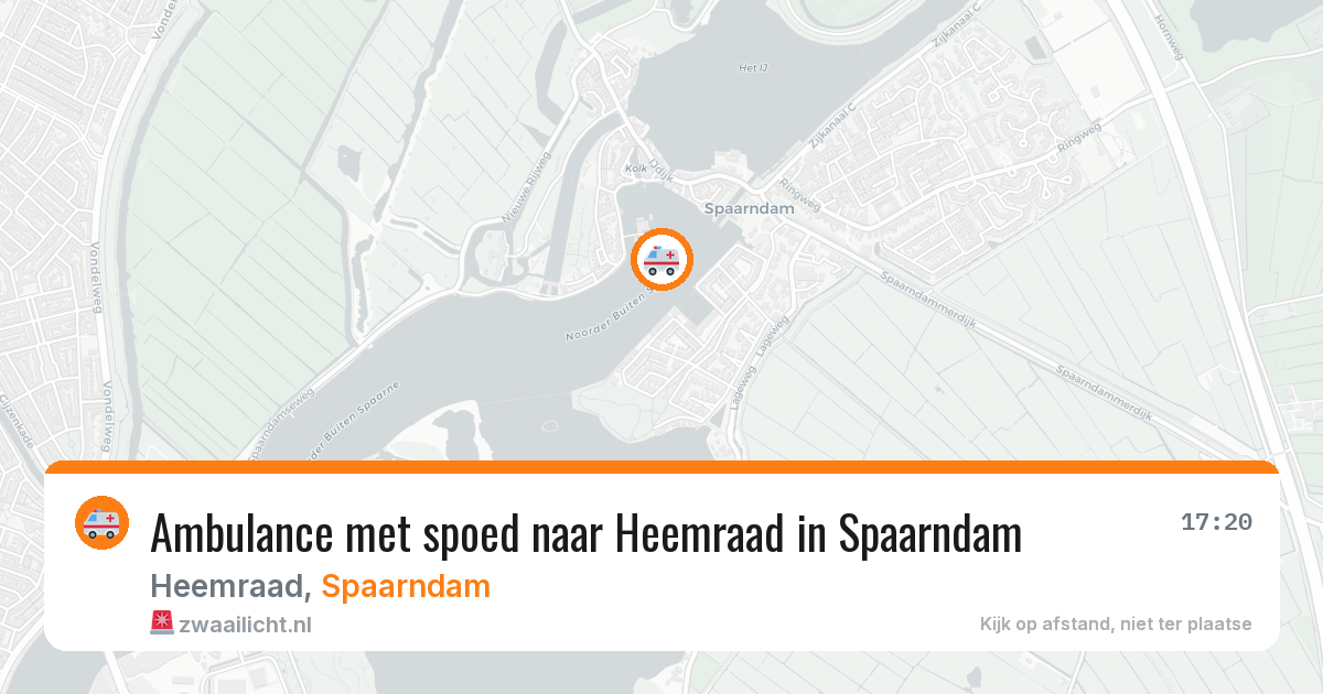 Ambulance met spoed naar Heemraad in Spaarndam — 12 apr 2026