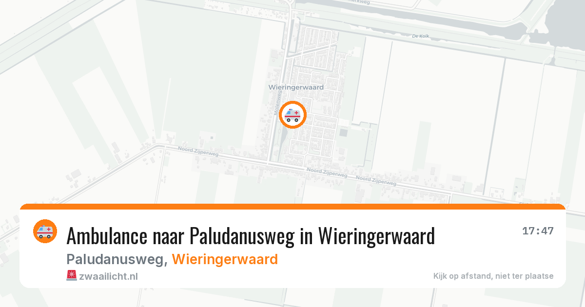 Ambulance naar Paludanusweg in Wieringerwaard — 30 jul 2026