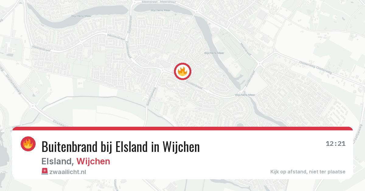 Buitenbrand bij Elsland in Wijchen — 1 mei 2026