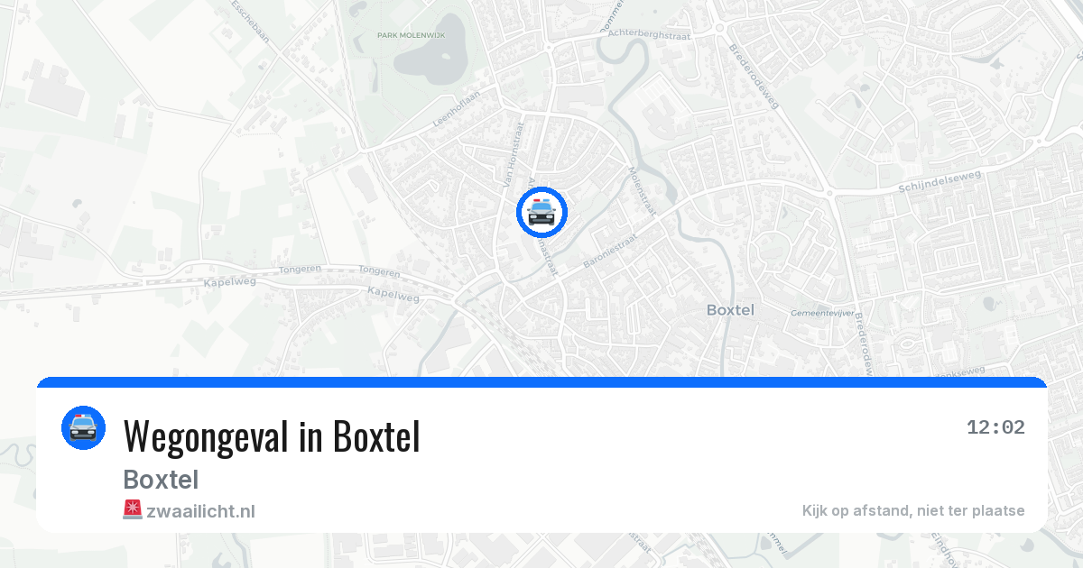 Wegongeval in Boxtel — 3 apr 2026