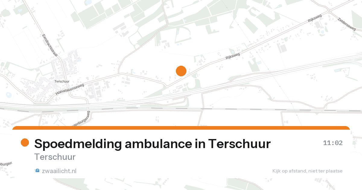 Spoedmelding ambulance in Terschuur — 24 aug 2026
