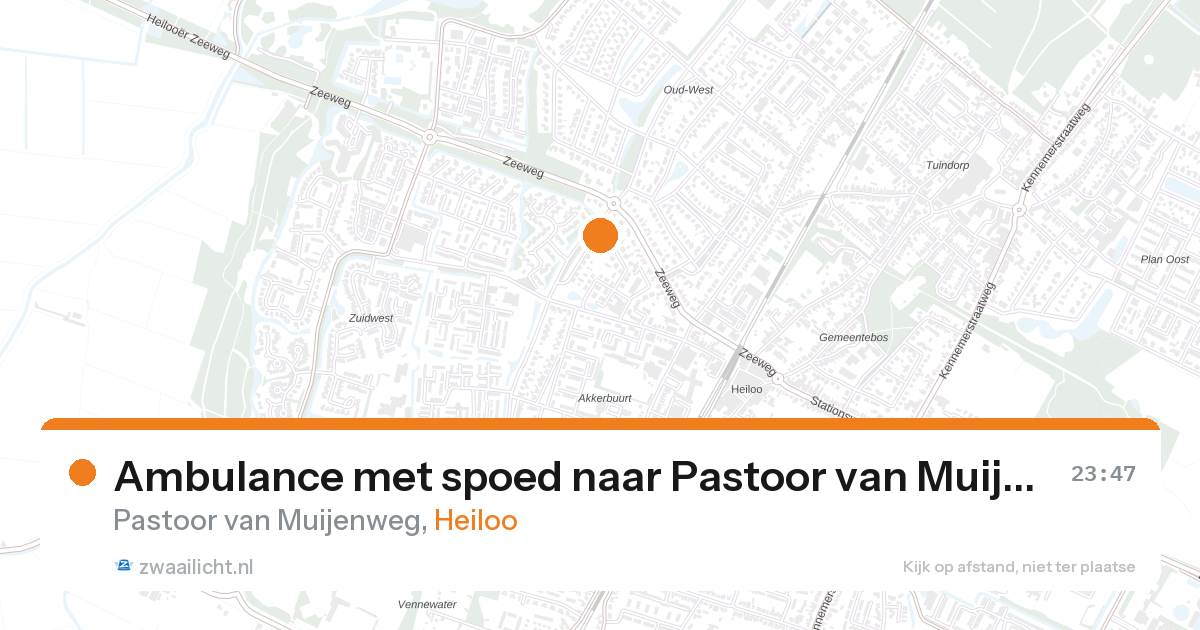 Ambulance met spoed naar Pastoor van Muijenweg in Heiloo — 31 jan 2026