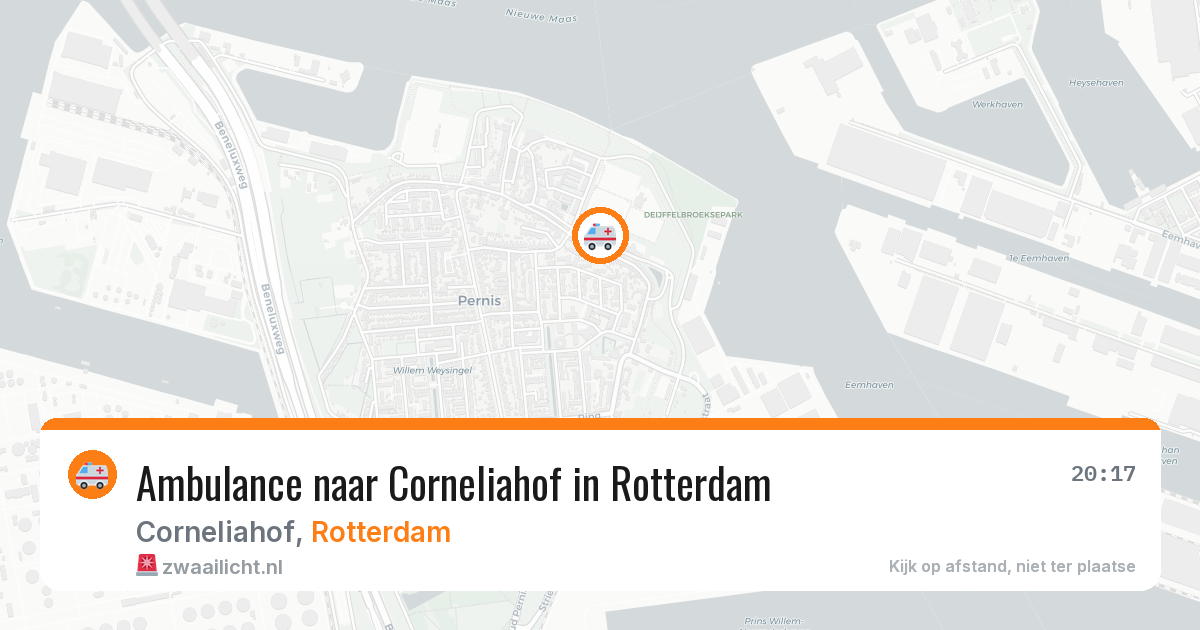 Ambulance naar Corneliahof in Rotterdam — 3 jul 2026