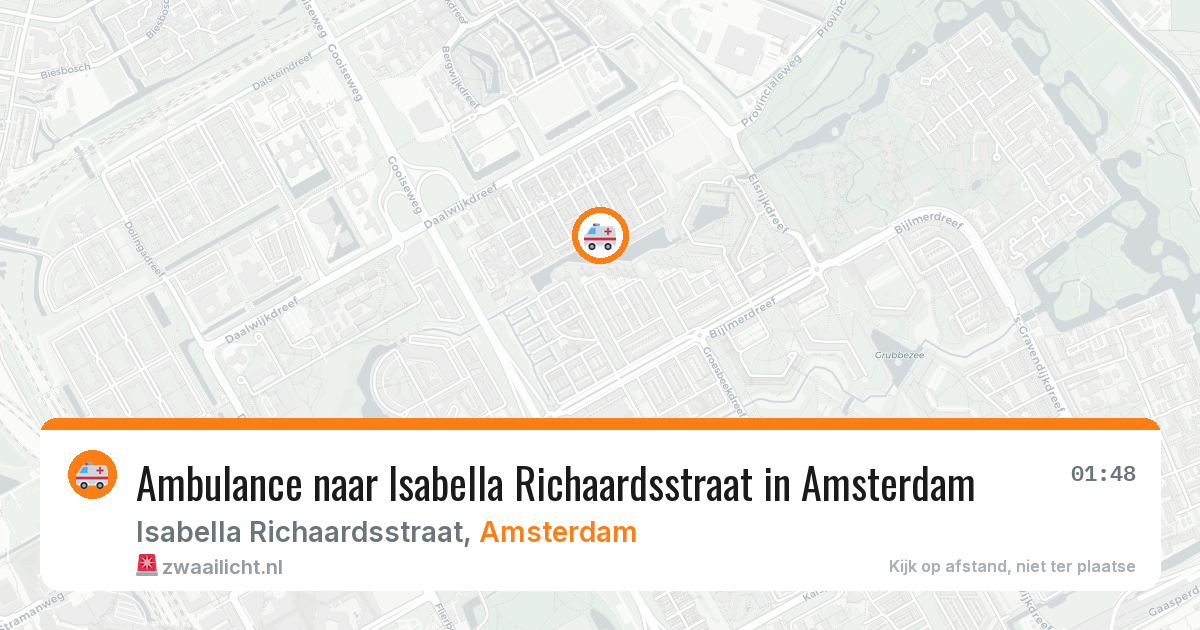 Ambulance naar Isabella Richaardsstraat in Amsterdam — 9 feb 2026
