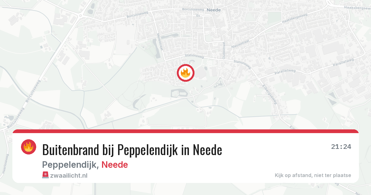 Buitenbrand bij Peppelendijk in Neede — 10 mei 2026