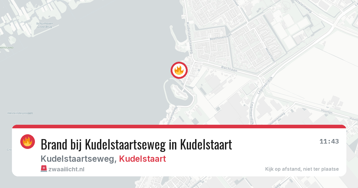 Brand bij Kudelstaartseweg in Kudelstaart — 25 feb 2026