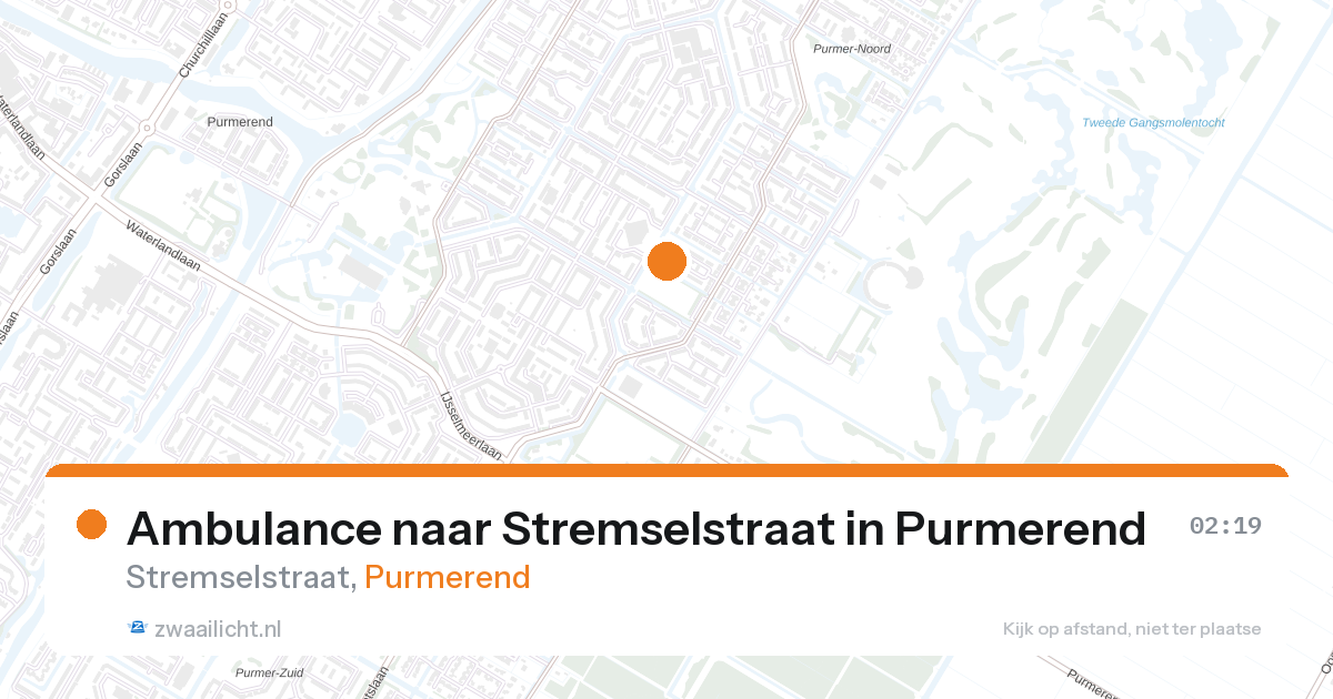 Ambulance naar Stremselstraat in Purmerend — 7 feb 2026