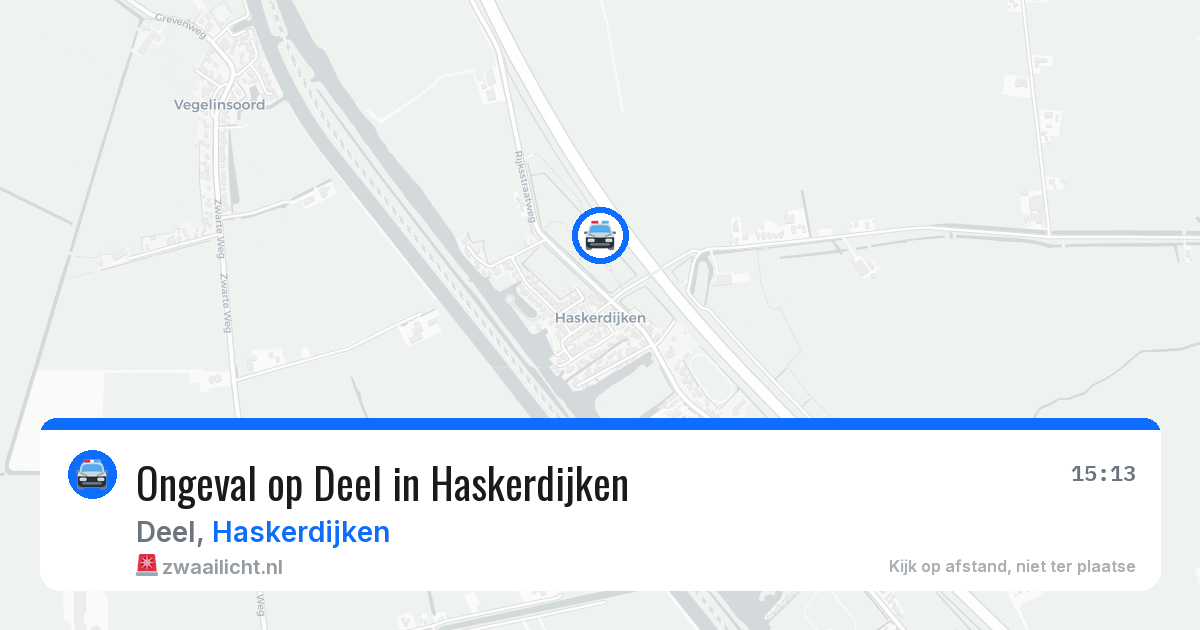 Ongeval op Deel in Haskerdijken — 30 jul 2026