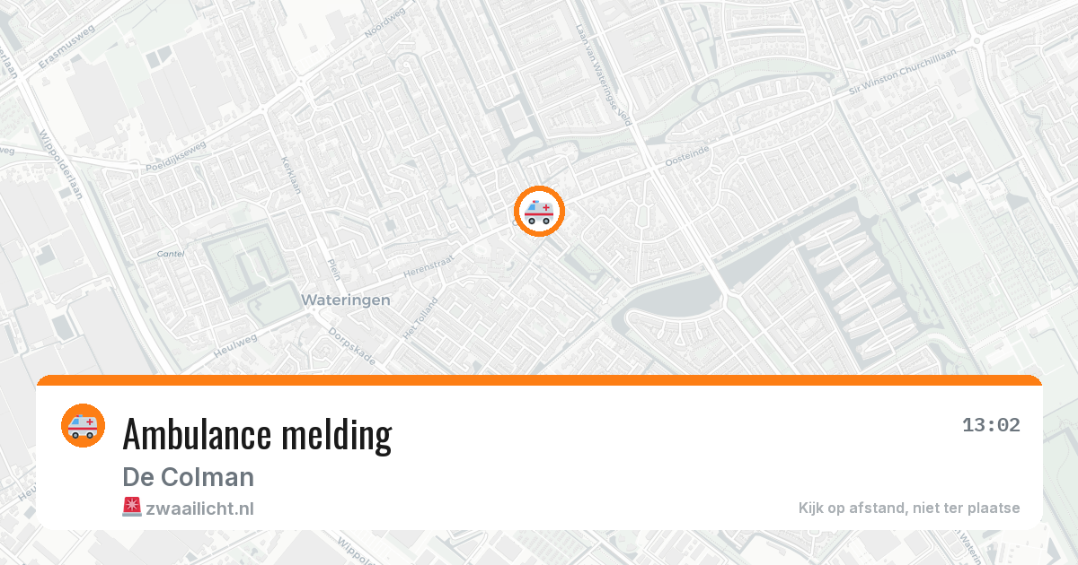 Ambulance melding — 7 jul 2026