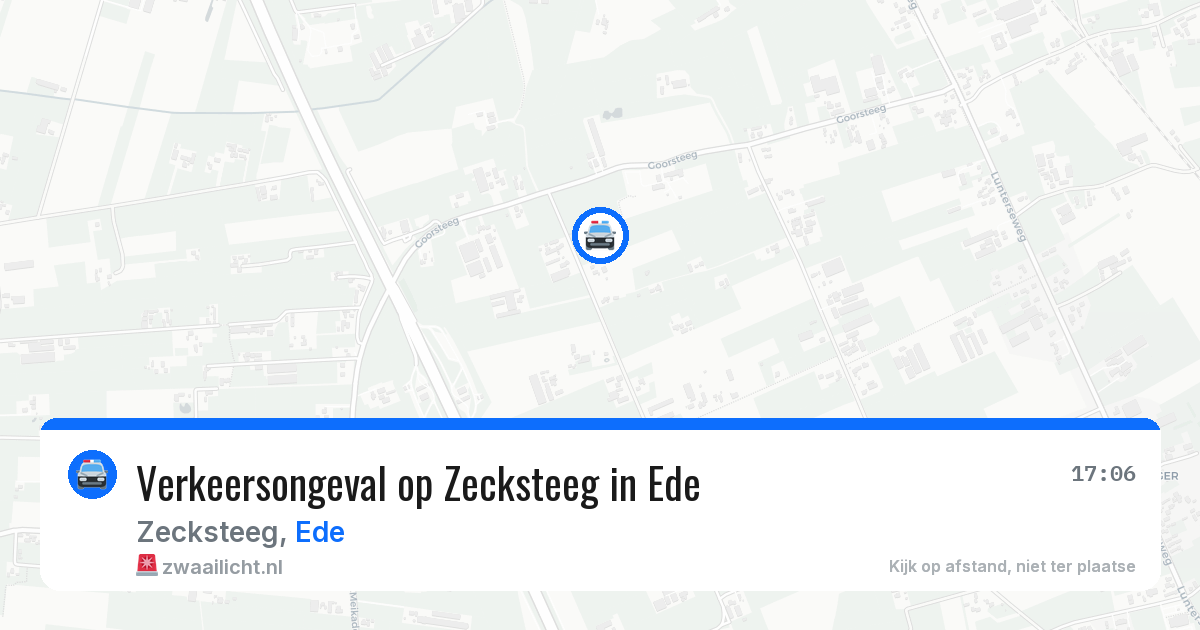 Verkeersongeval op Zecksteeg in Ede — 12 jun 2026