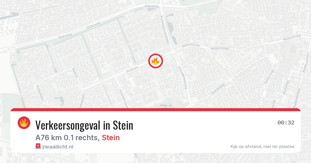 Verkeersongeval in Stein — 6 feb 2026