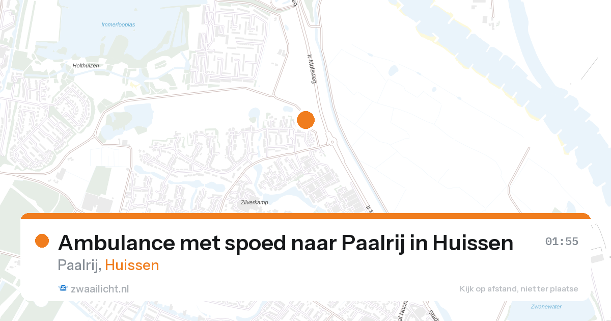 Ambulance met spoed naar Paalrij in Huissen — 1 feb 2026