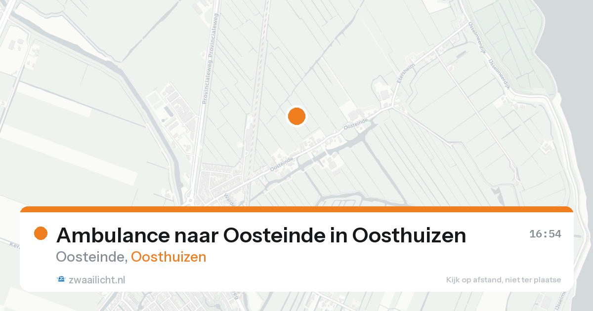 Ambulance naar Oosteinde in Oosthuizen — 19 aug 2026