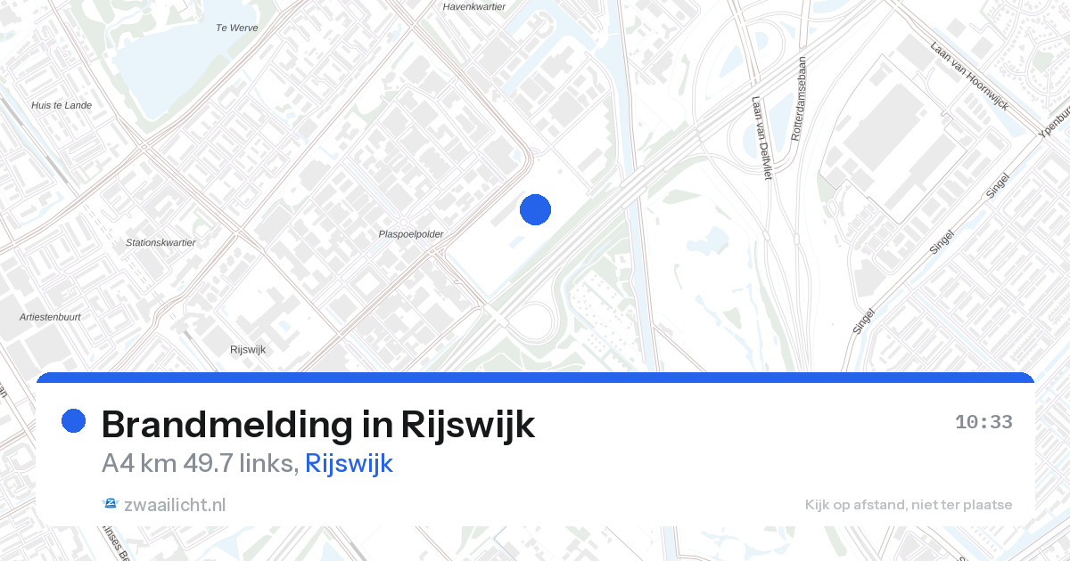 Brandmelding in Rijswijk — 28 aug 2026