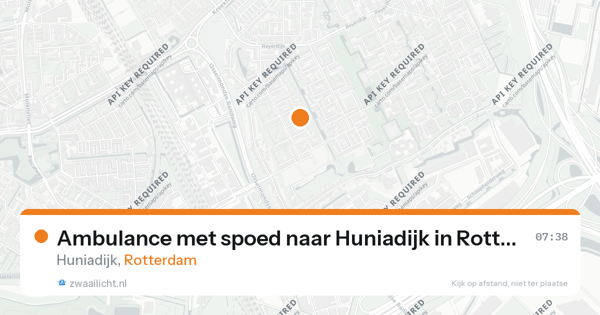 Ambulance met spoed naar Huniadijk in Rotterdam — 7 feb 2026