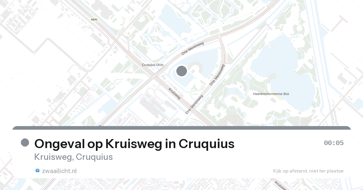 Ongeval op Kruisweg in Cruquius — 6 feb 2026