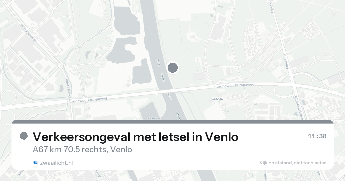 Verkeersongeval met letsel in Venlo — 19 aug 2026