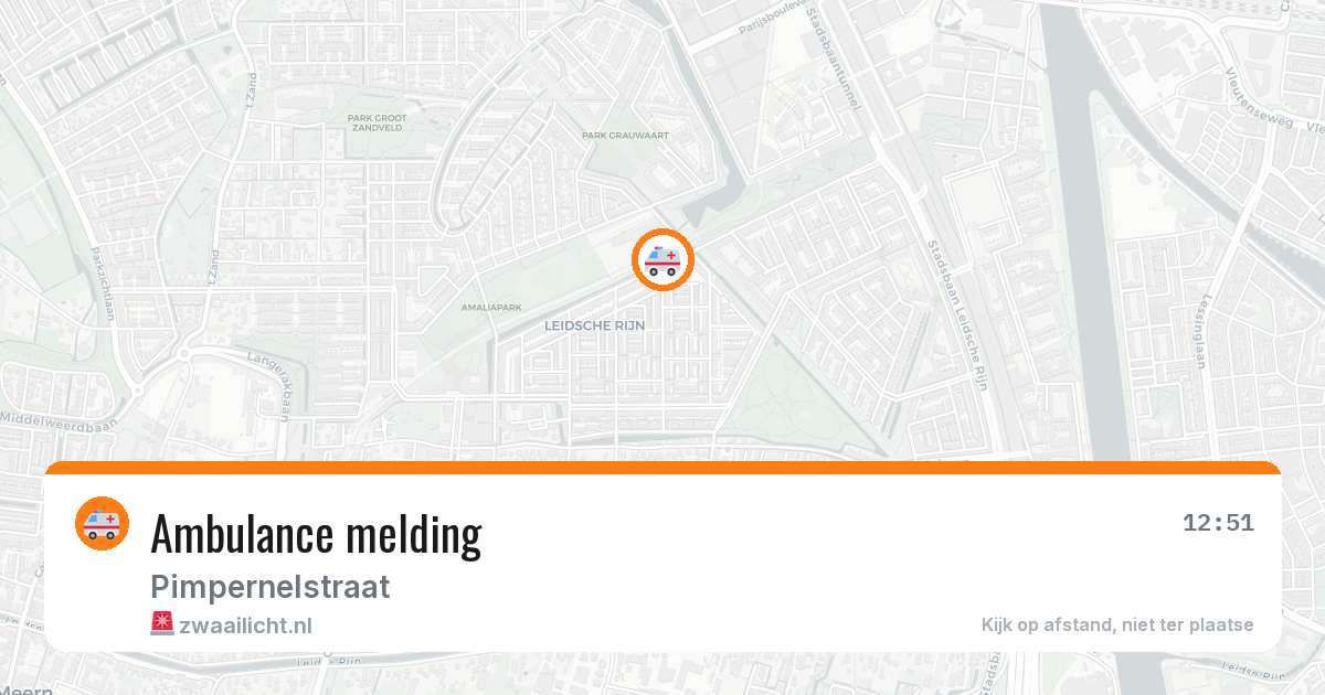 Ambulance melding — 8 feb 2026