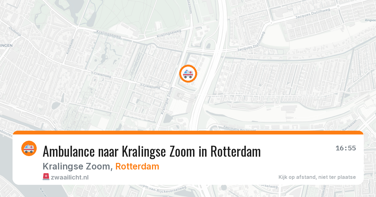 Ambulance naar Kralingse Zoom in Rotterdam — 24 jun 2026