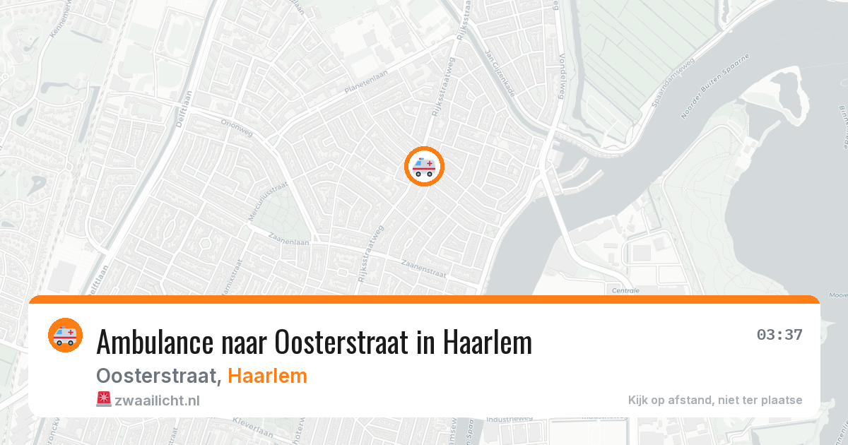 Ambulance naar Oosterstraat in Haarlem — 17 jun 2026