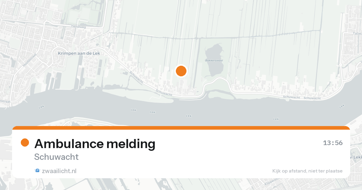 Ambulance melding — 31 jan 2026
