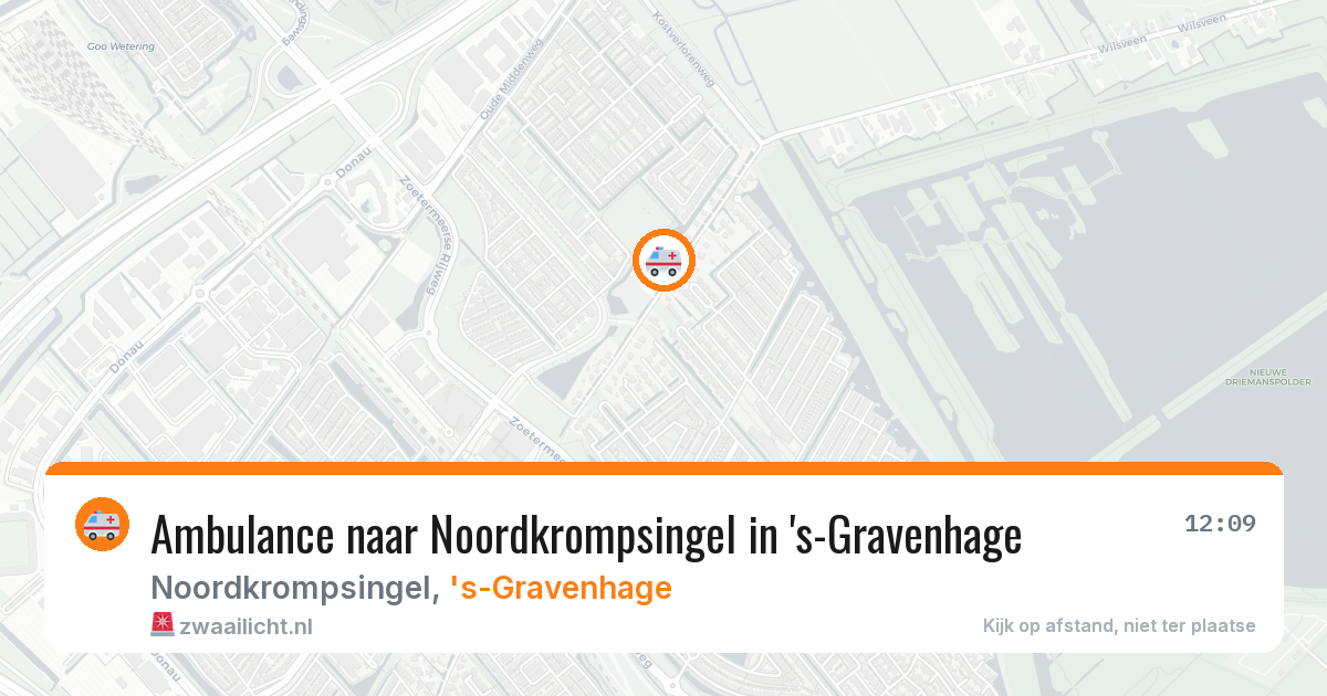 Ambulance naar Noordkrompsingel in 's-Gravenhage — 21 mei 2026