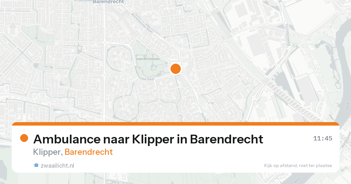 Ambulance naar Klipper in Barendrecht — 7 feb 2026