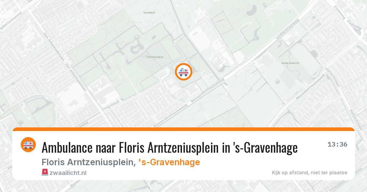 Ambulance naar Floris Arntzeniusplein in 's-Gravenhage — 29 jun 2026