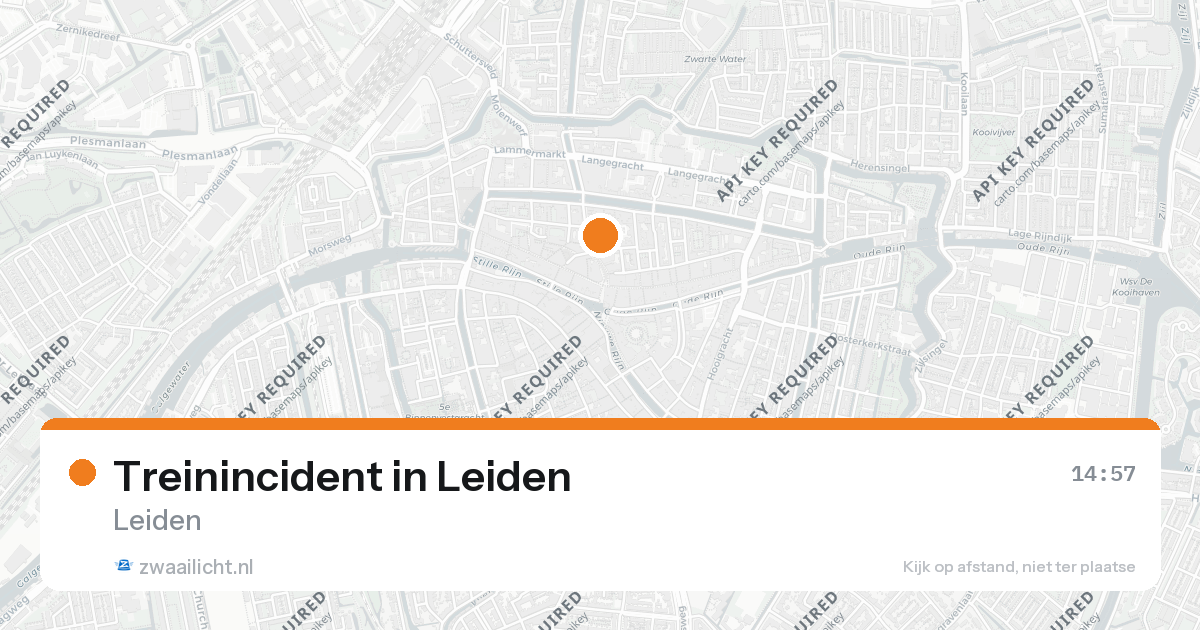 Treinincident in Leiden — 25 feb 2026