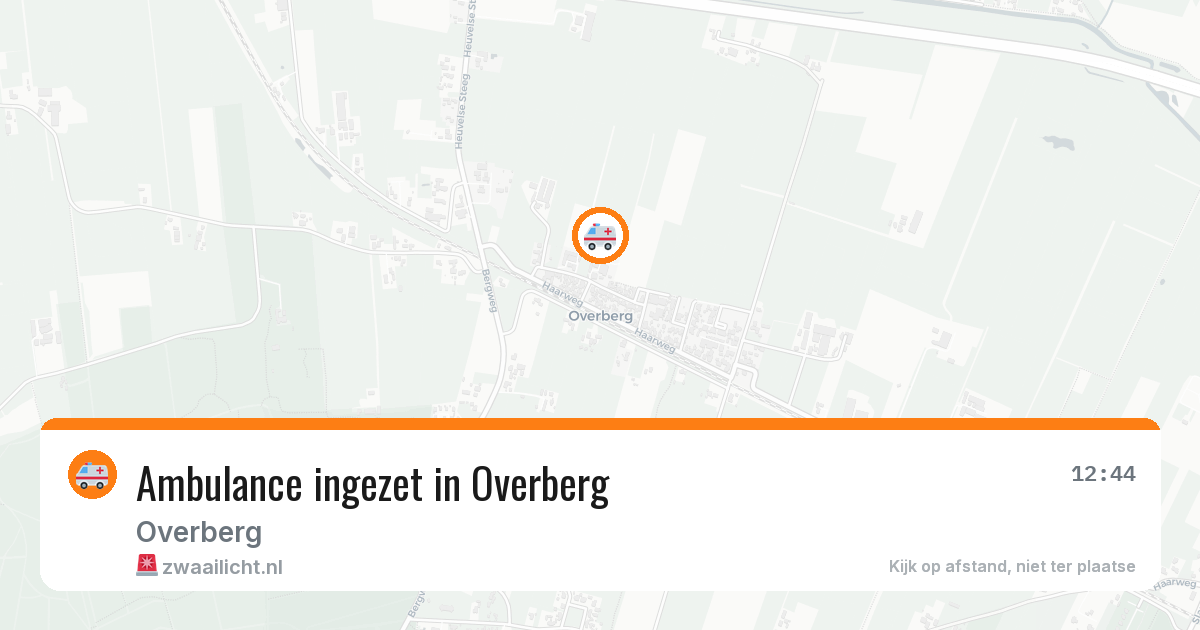 Ambulance ingezet in Overberg — 23 jun 2026