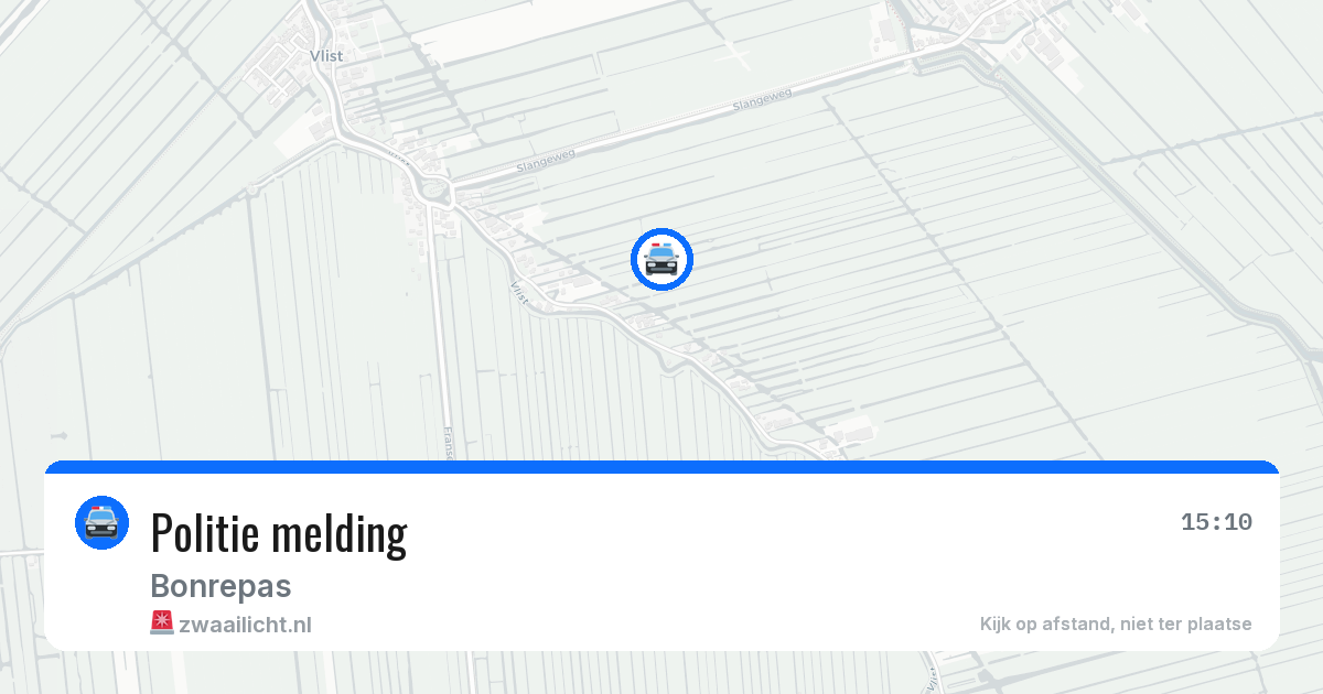 Politie melding — 5 mei 2026