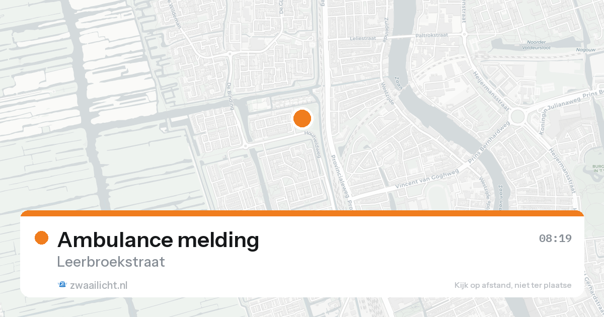 Ambulance melding — 8 feb 2026