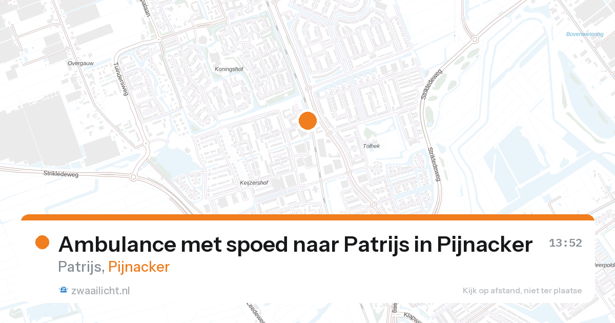 Ambulance met spoed naar Patrijs in Pijnacker — 4 mrt 2026