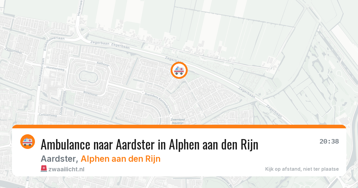 Ambulance naar Aardster in Alphen aan den Rijn — 26 mei 2026
