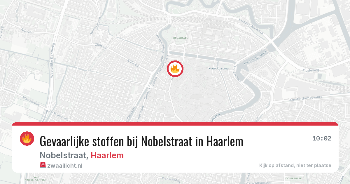 Gevaarlijke stoffen bij Nobelstraat in Haarlem — 11 mei 2026
