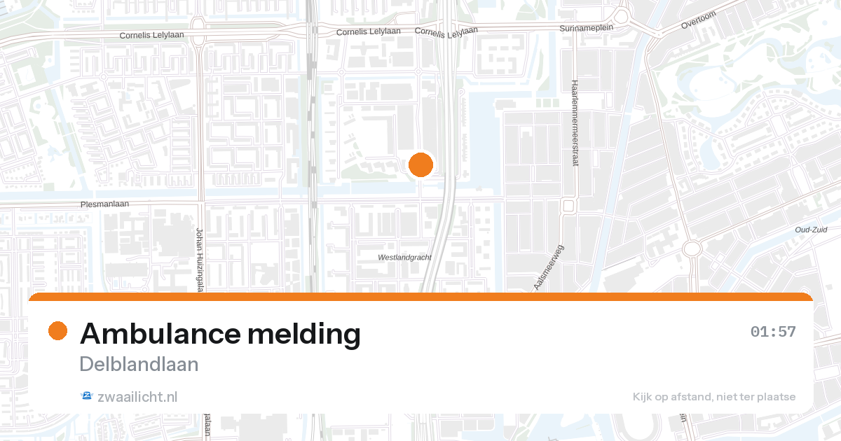Ambulance melding — 1 feb 2026