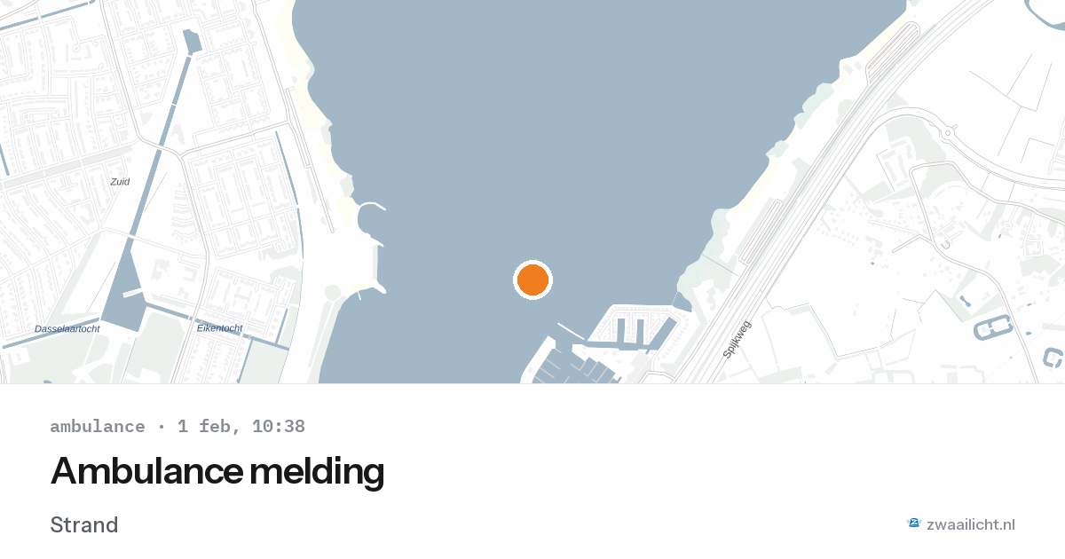 Ambulance melding — 1 feb 2026