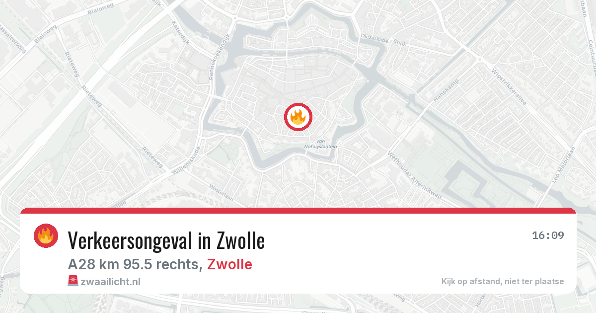 Verkeersongeval in Zwolle — 29 jan 2026