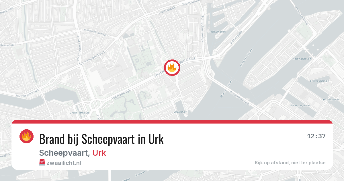 Brand bij Scheepvaart in Urk — 2 aug 2026