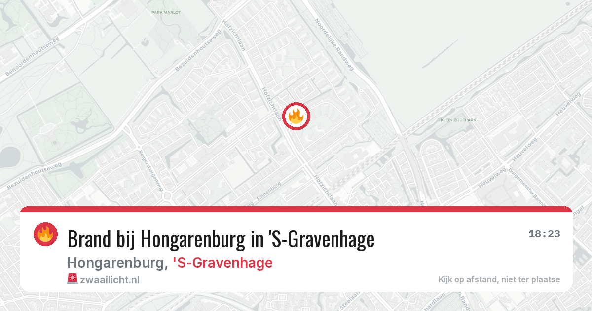 Brand bij Hongarenburg in 'S-Gravenhage — 2 mrt 2026