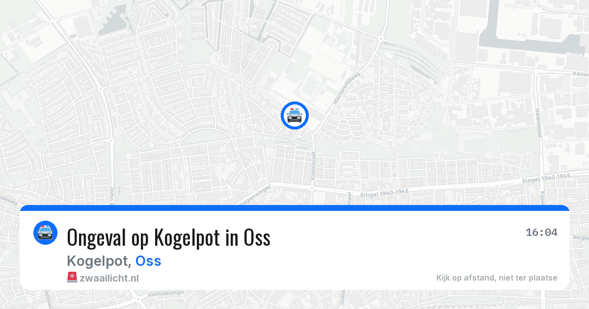 Ongeval op Kogelpot in Oss — 24 jun 2026