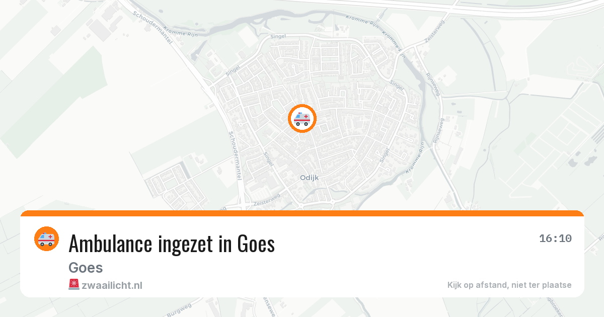 Ambulance ingezet in Goes — 27 jan 2026
